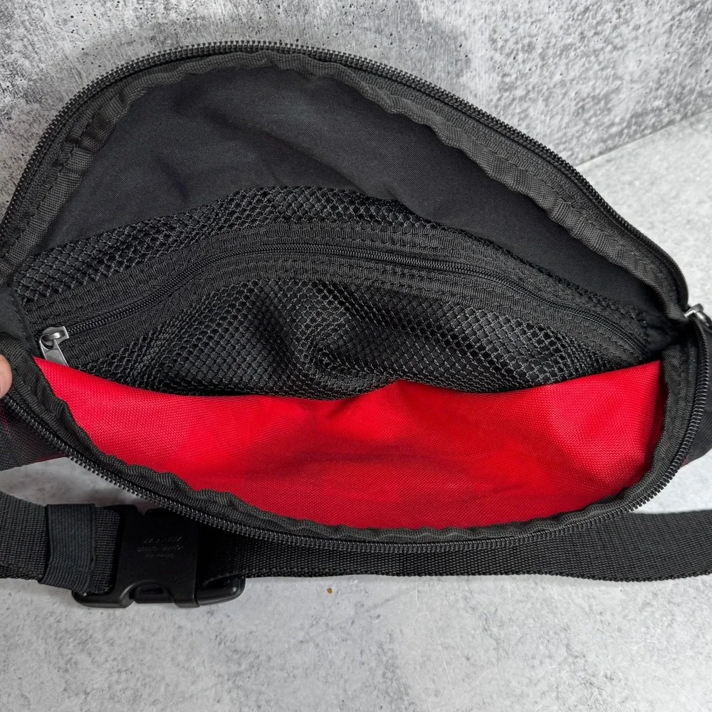 Nike Heritage Hip Pack Red Buffalo Check Yellow Plaid Crossbody Fanny Bag Unisex
